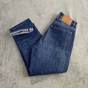 Taylor Stitch Jeans Mens 26x23” Democratic Selvedge Red Line Blue Wash Denim